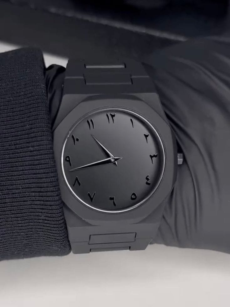 Waterproof Mate Black Aura Watch
