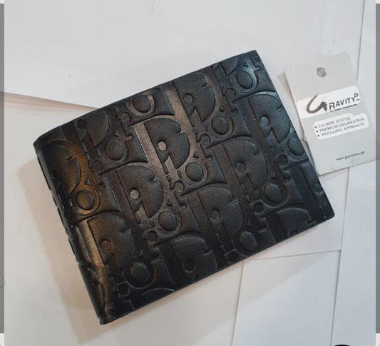 Mens Fashion Black DIOR Wallet